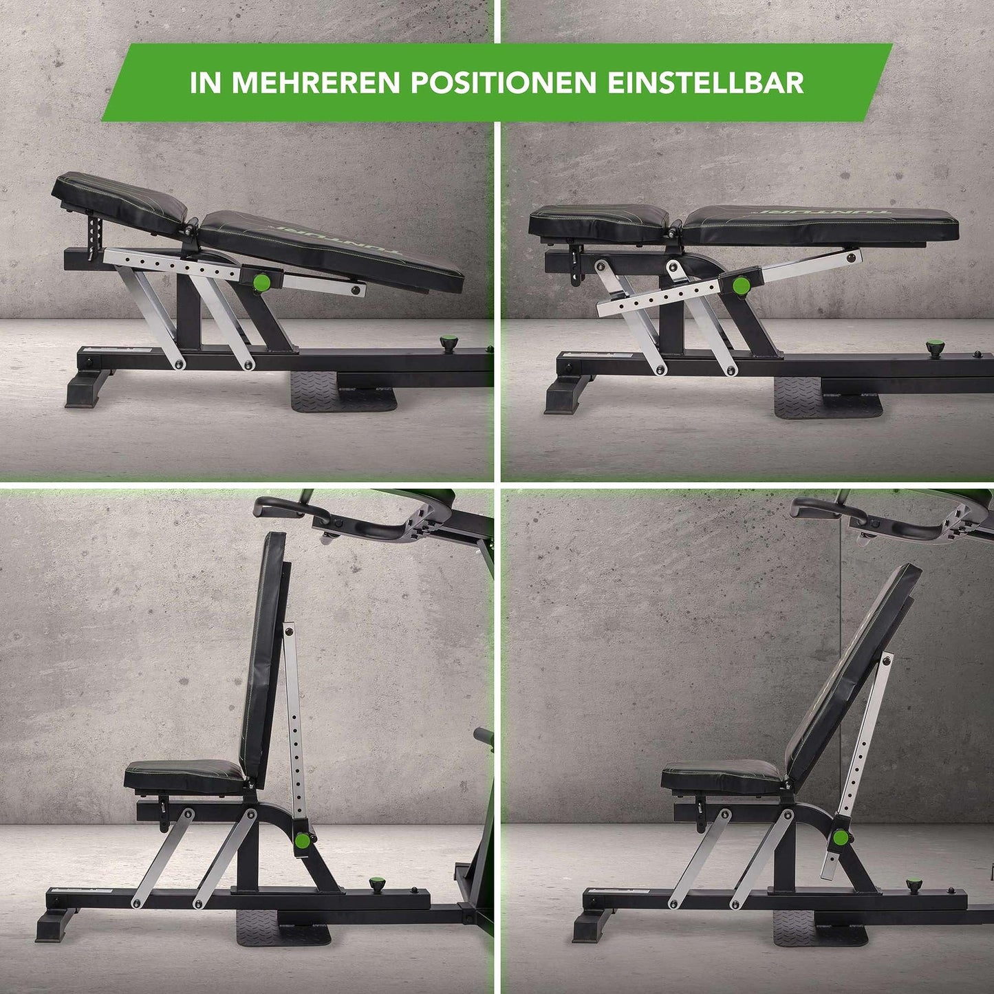 Tunturi WT80 Kraftstation für Zuhause - Vielseitige und Verstellbare Multipresse für Mehr als 50 Übungen - Stabil, Kompakt